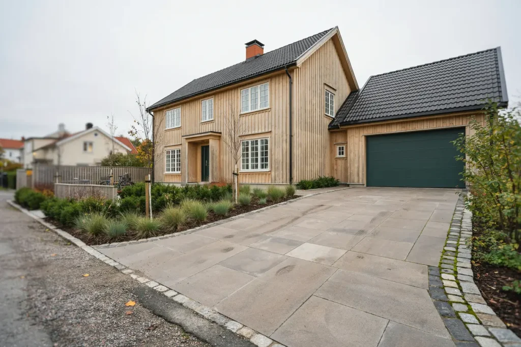 ge uppfarten ett lyft med stenl ggning designid er som h jer b de stil och helhetsintryck